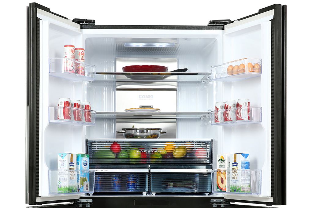 Tủ lạnh Sharp Inverter 572 lít Multi Door SJ-FX640V-SL